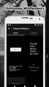 Unhappy Wallpapers screenshot 1