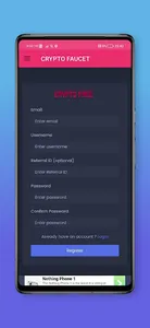 CRYPTO REWARDS FAUCET screenshot 1