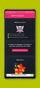 CRYPTO REWARDS FAUCET screenshot 2