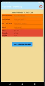Calculate For Plating screenshot 2