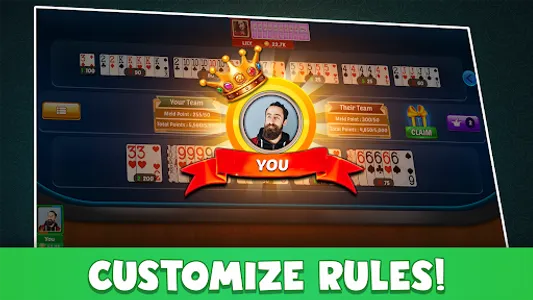 Canasta Plus Offline Card Game screenshot 11