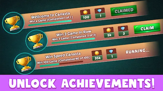 Canasta Plus Offline Card Game screenshot 23