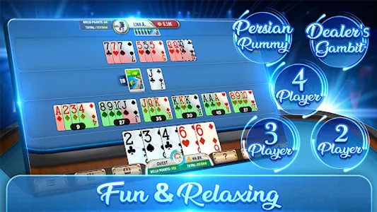 Rummy 500 - Offline Card Games screenshot 1