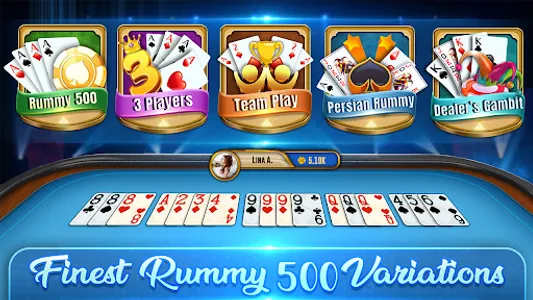 Rummy 500 - Offline Card Games screenshot 2