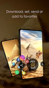 Wallpapers 4K with deserts screenshot 2