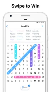 Word Search - crossword puzzle screenshot 2