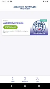 Reservas AutoClub screenshot 1