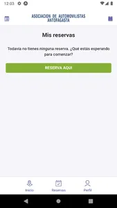 Reservas AutoClub screenshot 2