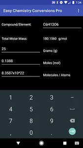 Easy Chemistry Conversions Pro screenshot 3