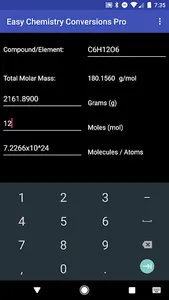 Easy Chemistry Conversions Pro screenshot 4