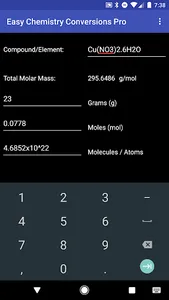 Easy Chemistry Conversions Pro screenshot 6