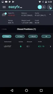 easyfx Mobile screenshot 1