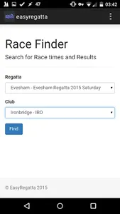 easyregatta screenshot 1