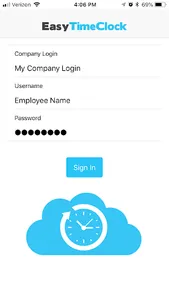 Easy Time Clock screenshot 0