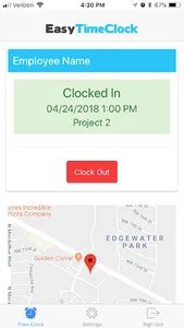 Easy Time Clock screenshot 3