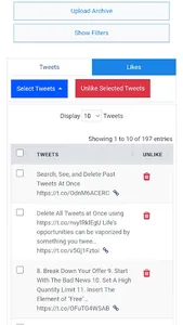 Easy Tweet Deleter screenshot 2
