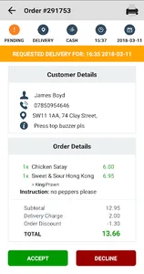 Merchant app: Eat at Home screenshot 2
