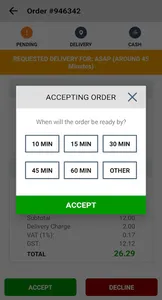 Merchant app: Eat at Home screenshot 3