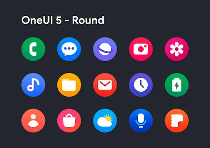 OneRound 5 - Icon Pack screenshot 0