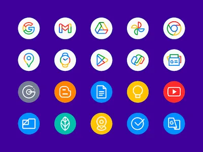 DUX Round - Icon pack screenshot 1