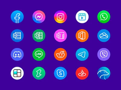 DUX Round - Icon pack screenshot 12