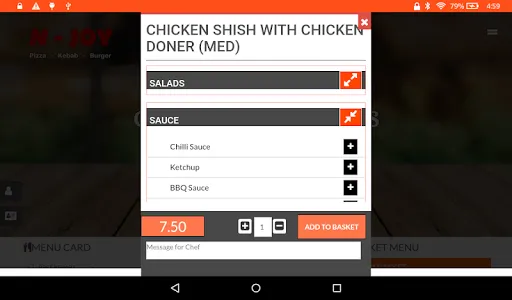 N Joy  Pizza Kebab screenshot 5