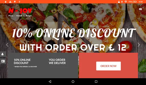N Joy  Pizza Kebab screenshot 6