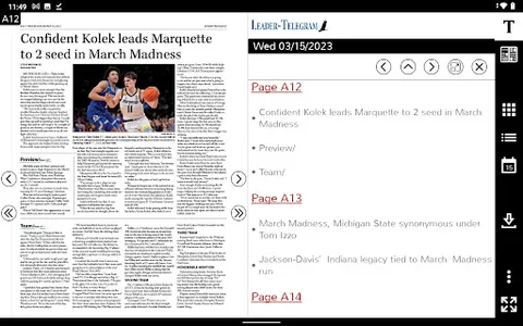 Leader-Telegram eEdition screenshot 11