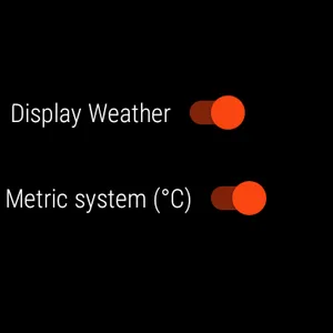 Metal watchface screenshot 2