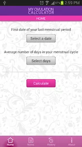 My Ovulation Calculator screenshot 0