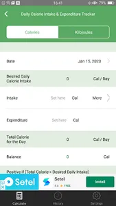 Weight Calorie Watch screenshot 3