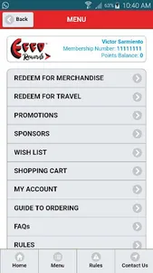 ECCO Rewards screenshot 2