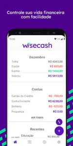 Wisecash - Controle Financeiro screenshot 0