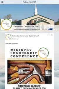 Fellowship Community Baptist screenshot 1