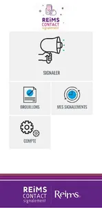 REIMS CONTACT signalement screenshot 1