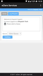 Dispatch Support SP screenshot 1