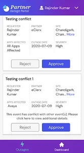 Outage Portal screenshot 2
