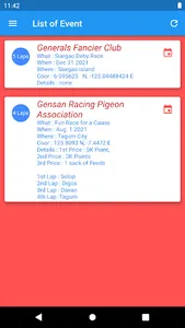 Pigeon E-Clocking screenshot 2