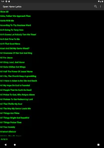 Open Hymn Lyrics screenshot 3