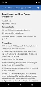 eCookbook screenshot 1