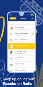 Ecuador Radio - Live FM Player screenshot 1