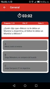 Trivia mundialista screenshot 1
