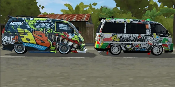 Mod Angkot Balap Bussid screenshot 1