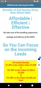 Every Door Direct Mail Quote screenshot 1