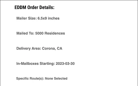 Every Door Direct Mail Quote screenshot 11
