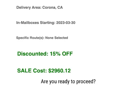 Every Door Direct Mail Quote screenshot 12