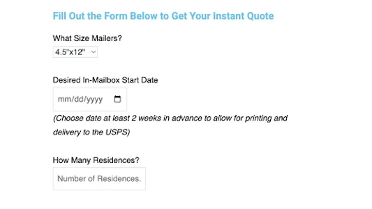Every Door Direct Mail Quote screenshot 15