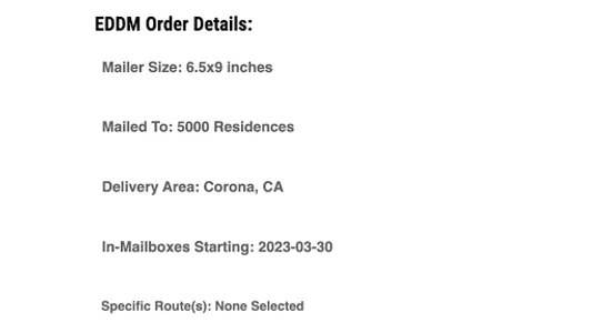 Every Door Direct Mail Quote screenshot 16