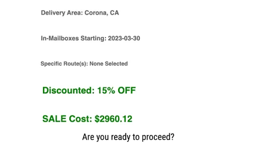 Every Door Direct Mail Quote screenshot 17