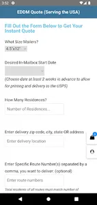 Every Door Direct Mail Quote screenshot 2